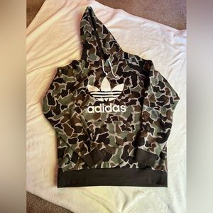 Mens Adidas Camo Hoodie